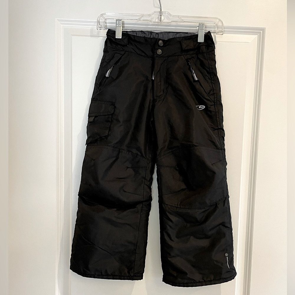 EUC Champion Childs Snow Pants Black Sz. XS 4/5